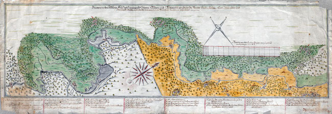 Verlauf der Wurm von Staedtler, vermutlich um 1660 Quelle: Landesarchiv NRW