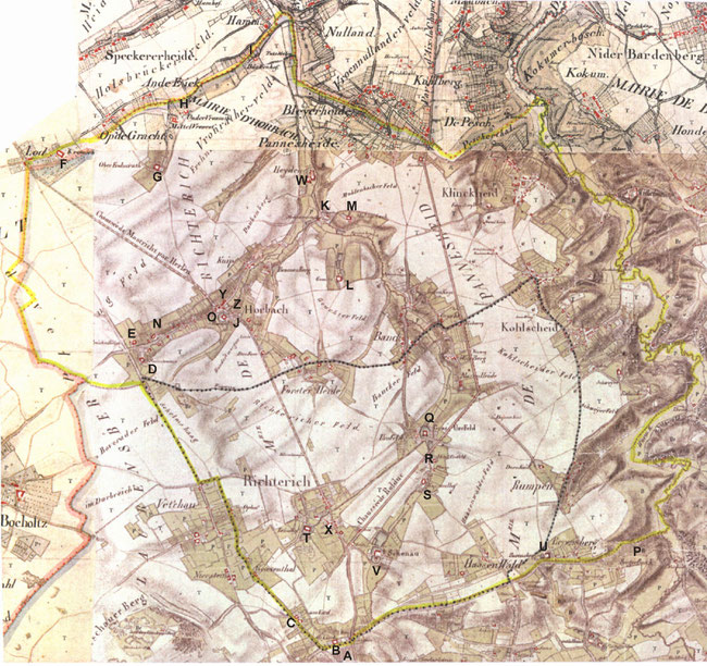 c) Tranchotkarte, bearbeitet von Erhard Haak