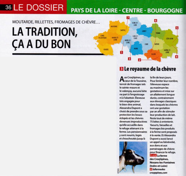 Croq'épines le domaine d'Alexandra Dupont notre productrice de fromage de chèvre