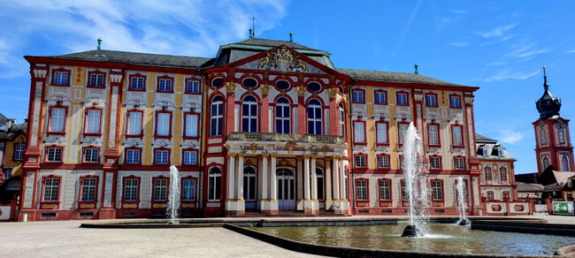 Schloss Bruchsal Gartenseite Foto (c) Dieter Müller - das Ausgangsfoto