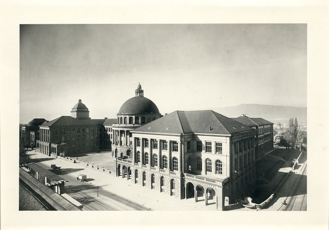 Hauptgebäude der ETH Zürich Bildarchiv – frei nutzbar. 1934