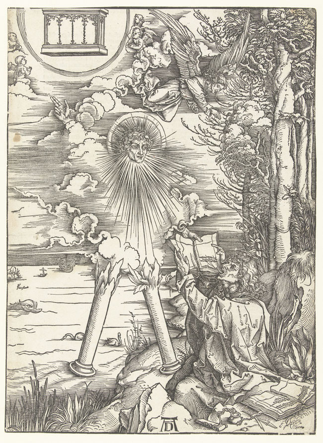 Der Engel mit dem Büchlein. Dürer, Apokalypse