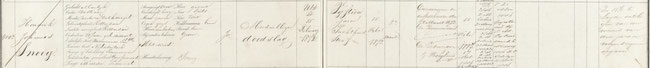 Huis van Opsluiting en Tuchtiging inschrijving, 1861-1872