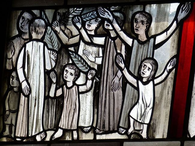 Der Jubel der Menschen über den "größeren Josua" kündigte das Gericht Jericho-Jerusalems an