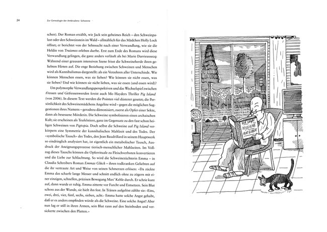 Niels-Schröder zeichnete für die Vontobel-Stiftung eine Serie von Cartoons und Zeichnungen für das Buch „Keimfrei" von Professor Thomas Macho, Berlin. © niels-schroeder.de