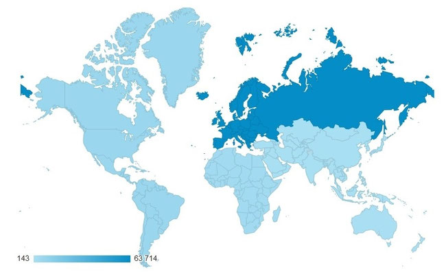 Présence dau sein de 138 Pays