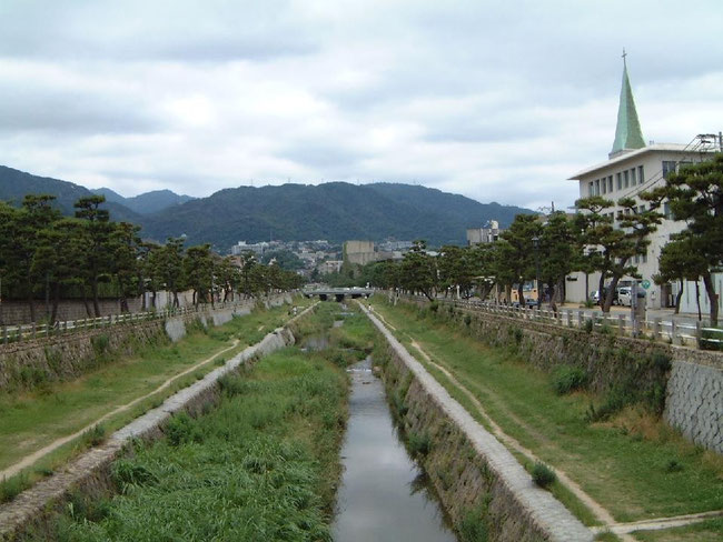 芦屋川の写真