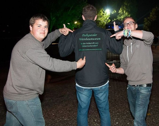 v.l.n.r.: Benjamin Vogelsinger, Museumsleiter Ing. Alexander Gröschl, Markus Wittmann