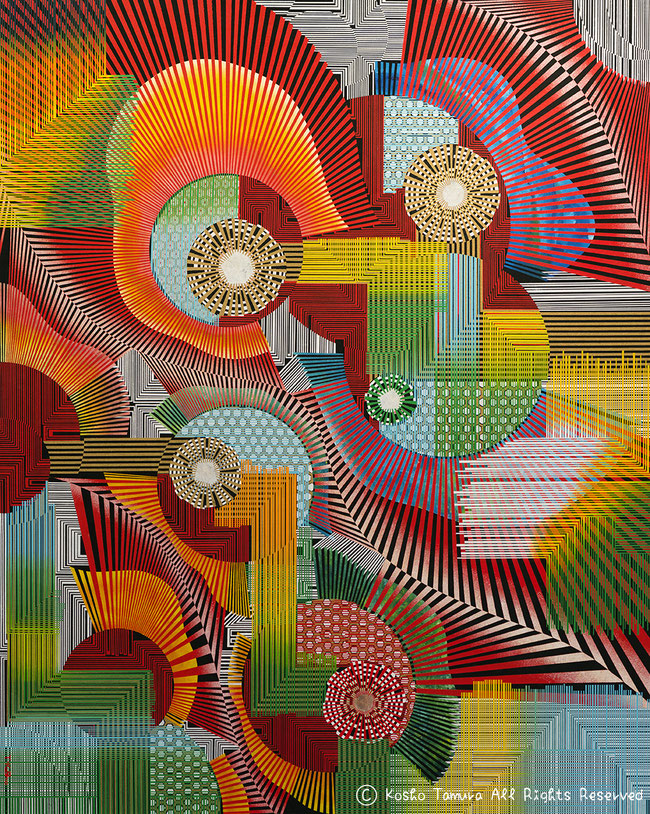 Kosho Tamura abstract art　田村幸章　抽象画