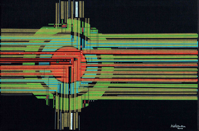 Kosho Tamura abstract art　田村幸章　抽象画