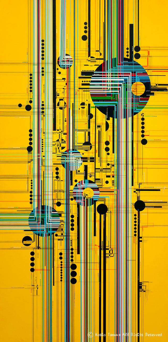 Kosho Tamura abstract art　田村幸章　抽象画