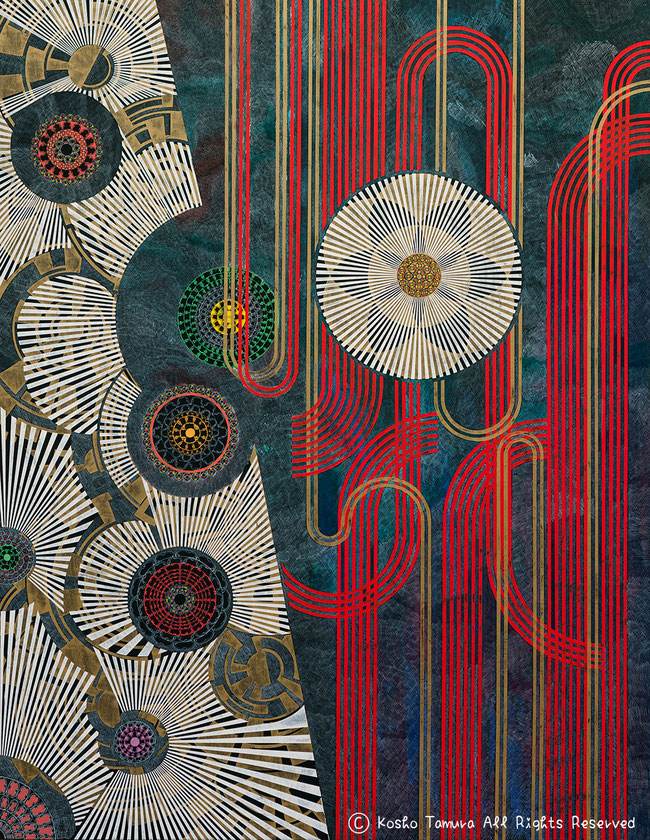 Kosho Tamura abstract art　田村幸章　抽象画