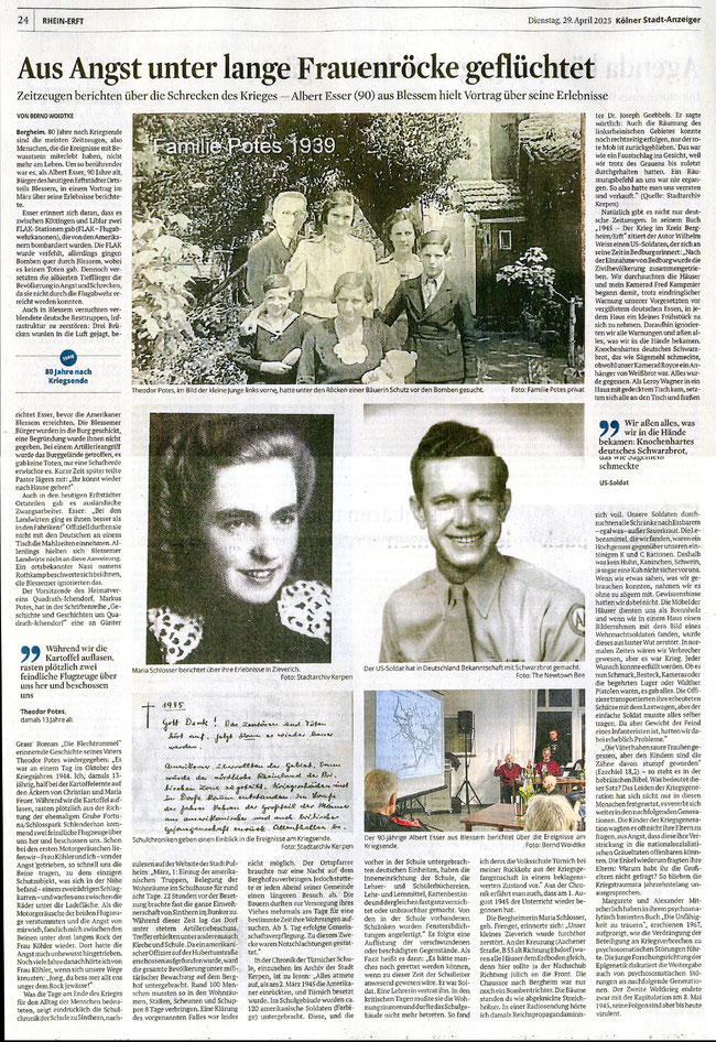 29.4.2025 Kölner Stadtanzeiger
