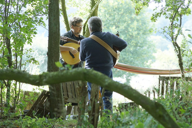 Letzte Probe auf dem Tennenfest in Willendorf, Foto: Leo