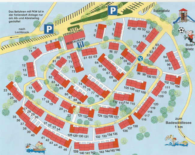 Lageplan Feriendorf Hochbergle Urlaub und Ferienhaus