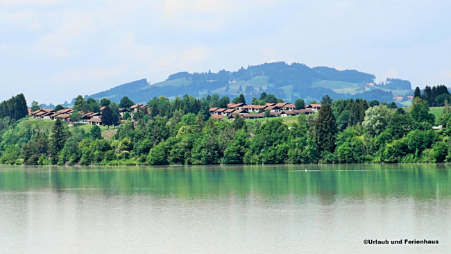 Viele Häuser mit Panoramablick