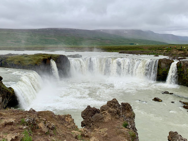 Cascata Goðafoss nel distretto di Bárðardalur. Foto di Alessia Paionni