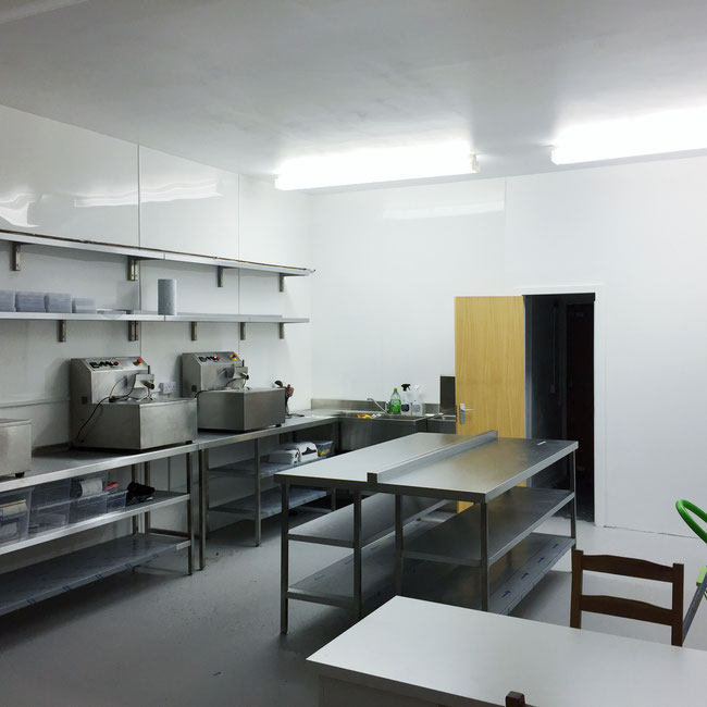 The Little Welsh Chocolate Company commercial kitchen renovation