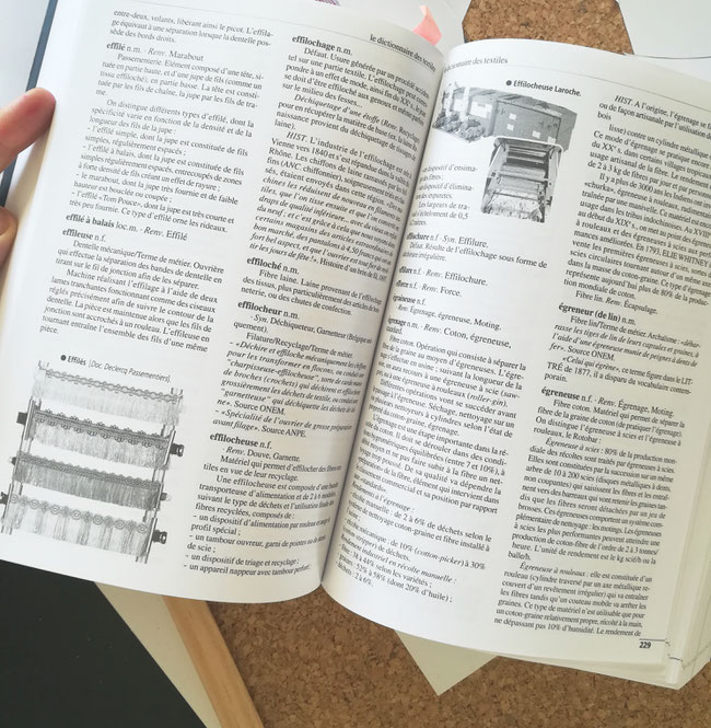 DICTIONNAIRE ENCYCLOPÉDIQUE DES TEXTILES - MAGGY BAUM & CHANTAL BOYELDIEU