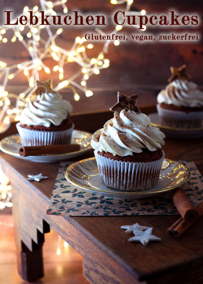 Lebkuchen Cupcakes (glutenfrei, vegan, zuckerfrei) Vale's Food Blog