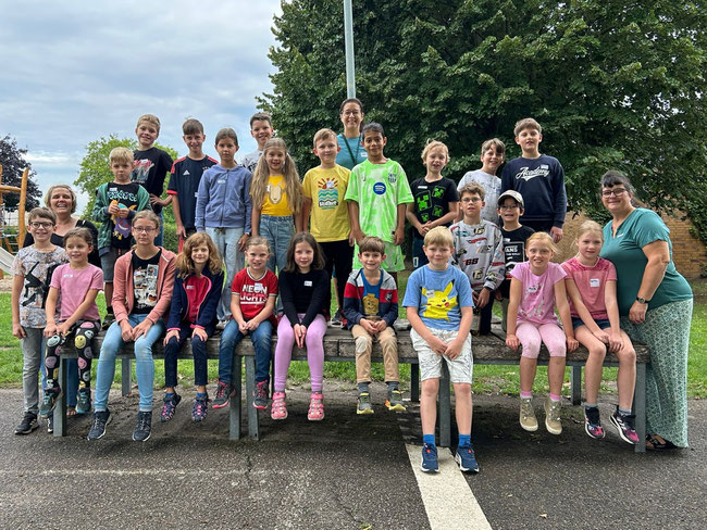 Gruppenfoto von Kindern 