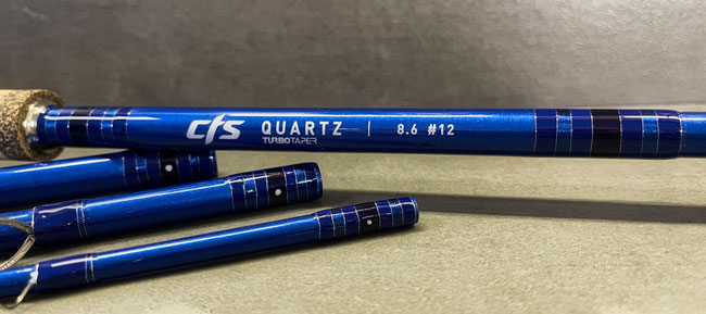 CTS QUARTZ TURBOTAPER #12 8,6ft Tanzanite Blue