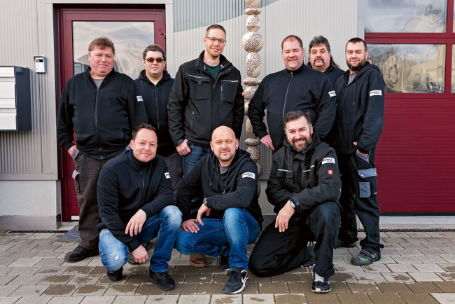 Das motivierte Sanola-Team.