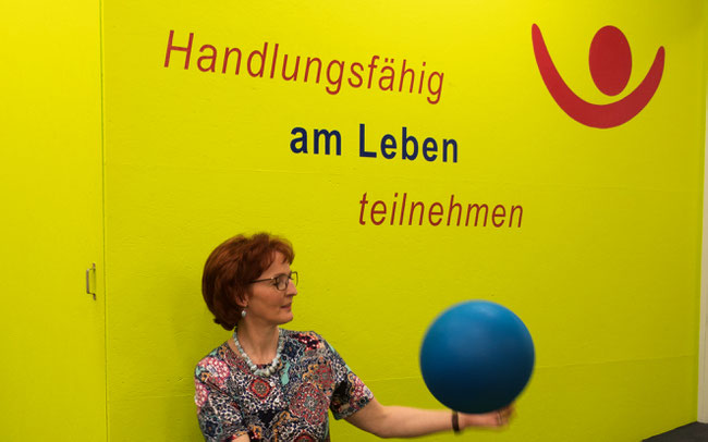 Ergotherapeutin Heidrun Barth stellt alle Bemühungen des Zentrums in Frick unter ihr Leitmotiv.