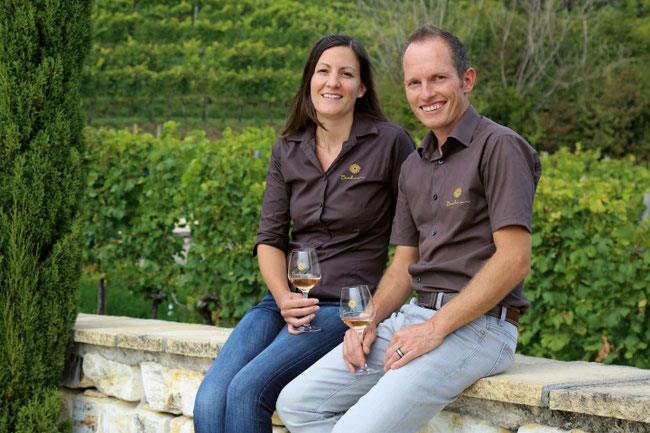 Rahel und Daniel Buchmann Dätwyler setzen in ihrem Weinbaubetrieb auf Nachhaltigkeit.