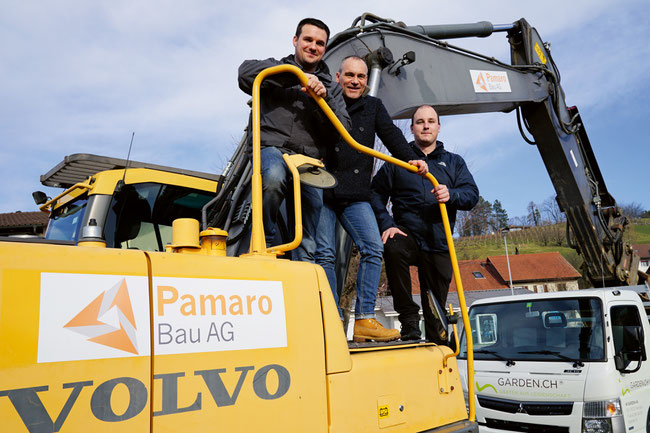 Markus Giesser, Roland Güntert und Patrick Böller.