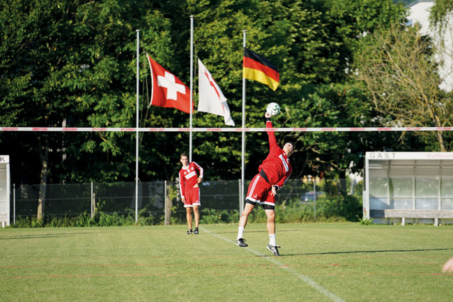 Erfolgreicher Abschluss durch einen Schweizer Nati-Spieler auf dem Ebnet in Frick.