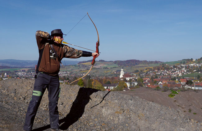 Martin Kroehl zielt auf die Realisierung eines Kompetenzzentrums für traditionelles Bogenschiessen in der Schweiz im Fricktal ab.
