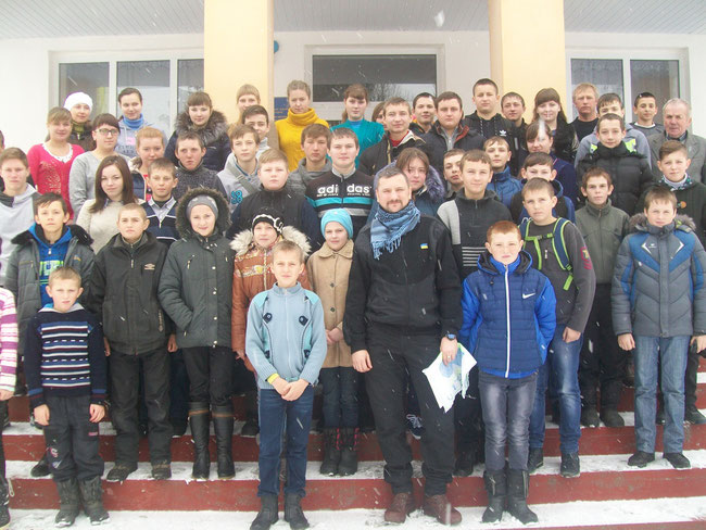 25 січння відбулася зустріч з учасником АТО підполковником Мохончуком Р. І.