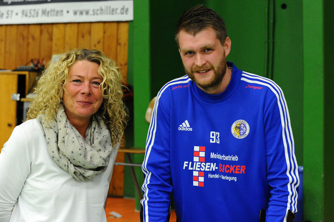 das Trainergespann Kerstin Scheichenzuber und Sebastian Klima