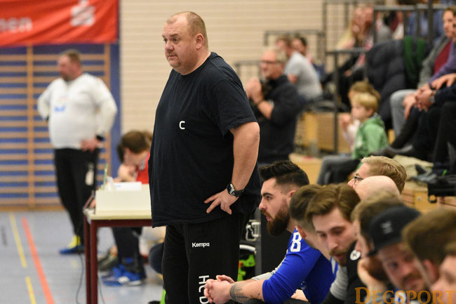 Coaches Hajsman und Fritz Helber sichbar enttäuscht