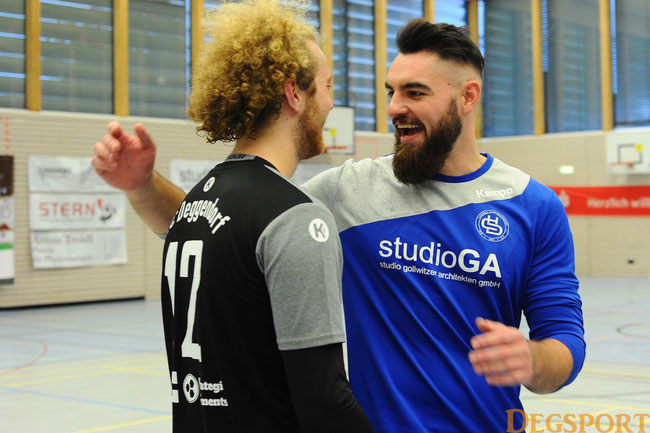Mann des Tages: Jakob Stubhahn mit seinem Co-Trainer Fritz Helber