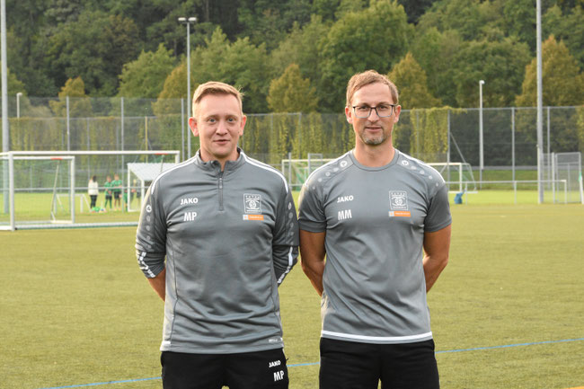 Die beiden Trainer: Martin Pinzl und Marco Müller