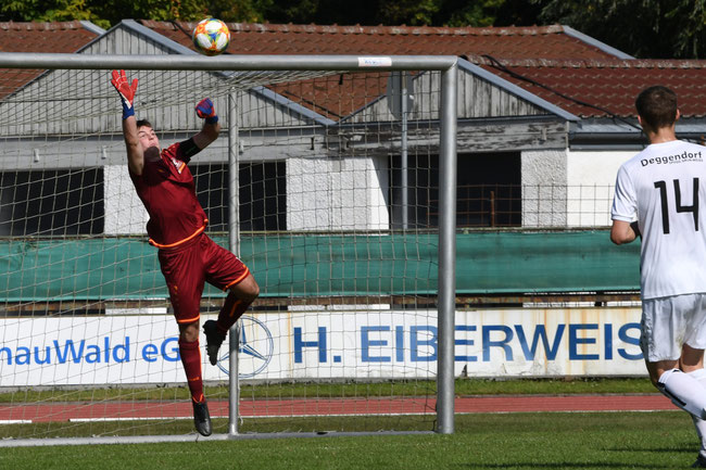 wie gewohnt ein sicherer Rückhalt: Tormann Lukas Groll