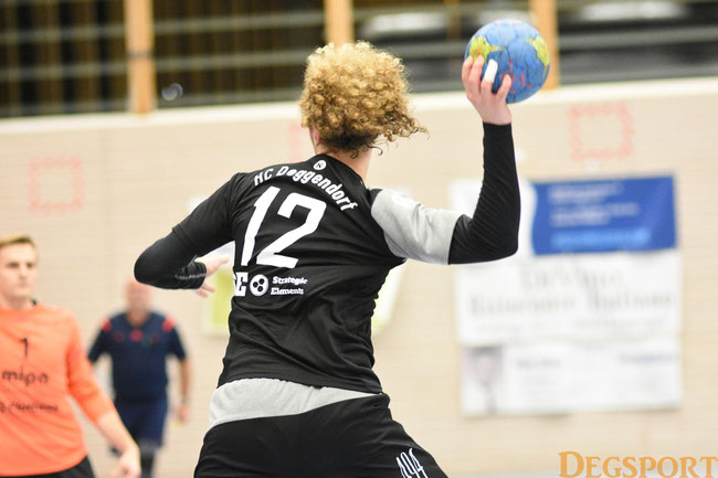 mit 7 Toren bester Torschütze des HCD: Jakob Stubhahn