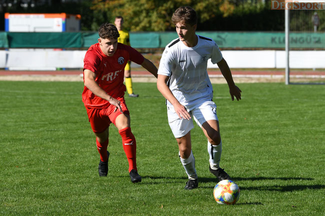 Lucas Donaubauer traf per Kopf zur 1:0 Führung
