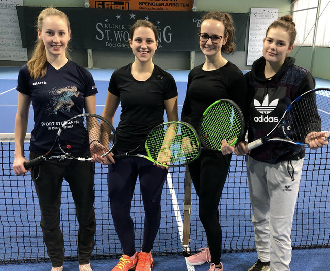 Damen v.l.n.r. Stefanie Kusiek, Franziska Krauth, Lisa Obermeier, Lilian Bandel