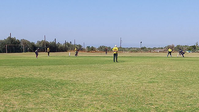 Action from Limassol Moufflons vs Sri-Lanka Lions game