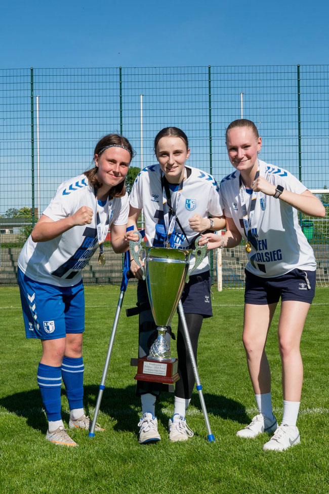 Von links Yona Schulz, Mathilda Rumpf, Jona Leske