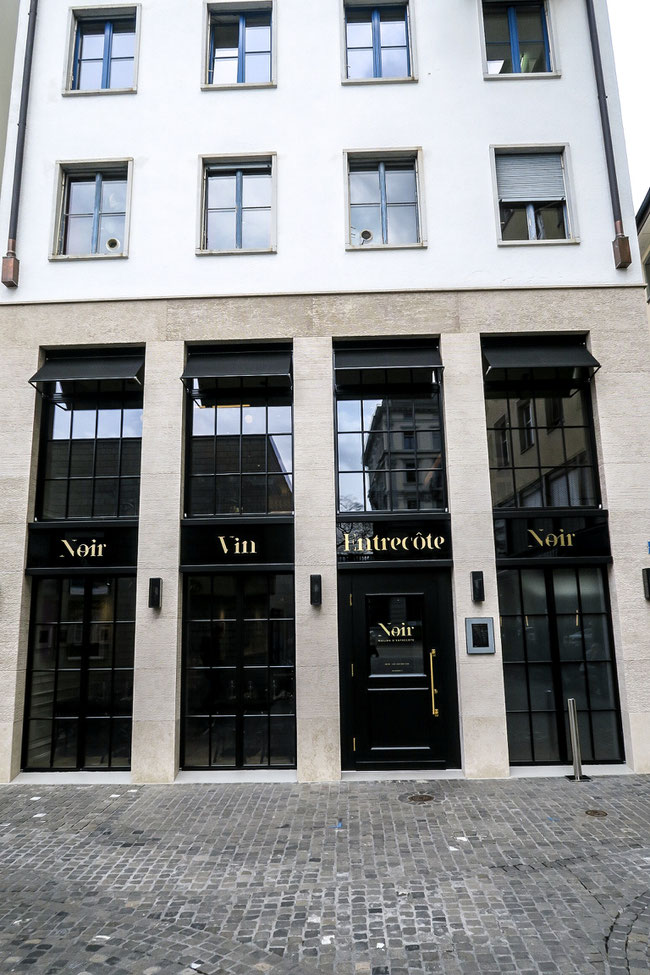 Restaurant Noir Maison D`Entrecôte Zurich Zurichfoodadvisor new Hechtplatz food