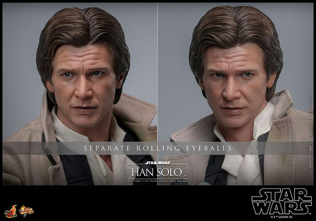 Han Solo 1/6 Star Wars Episode VI Movie Masterpiece Actionfigur 30cm Hot Toys