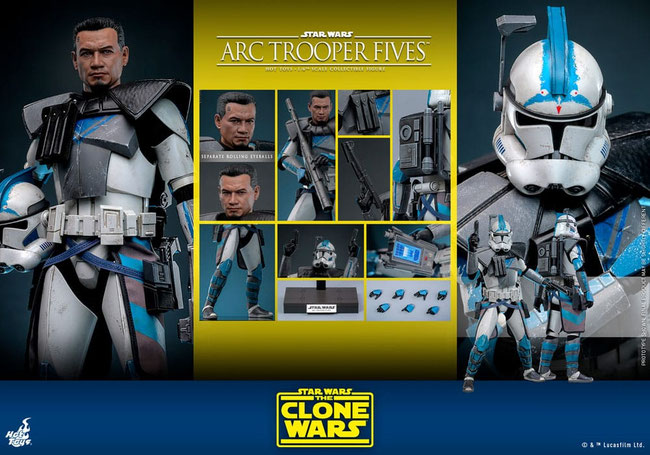 Arc Trooper Fives 1/6 Star Wars - The Clone Wars Actionfigur 30cm Hot Toys