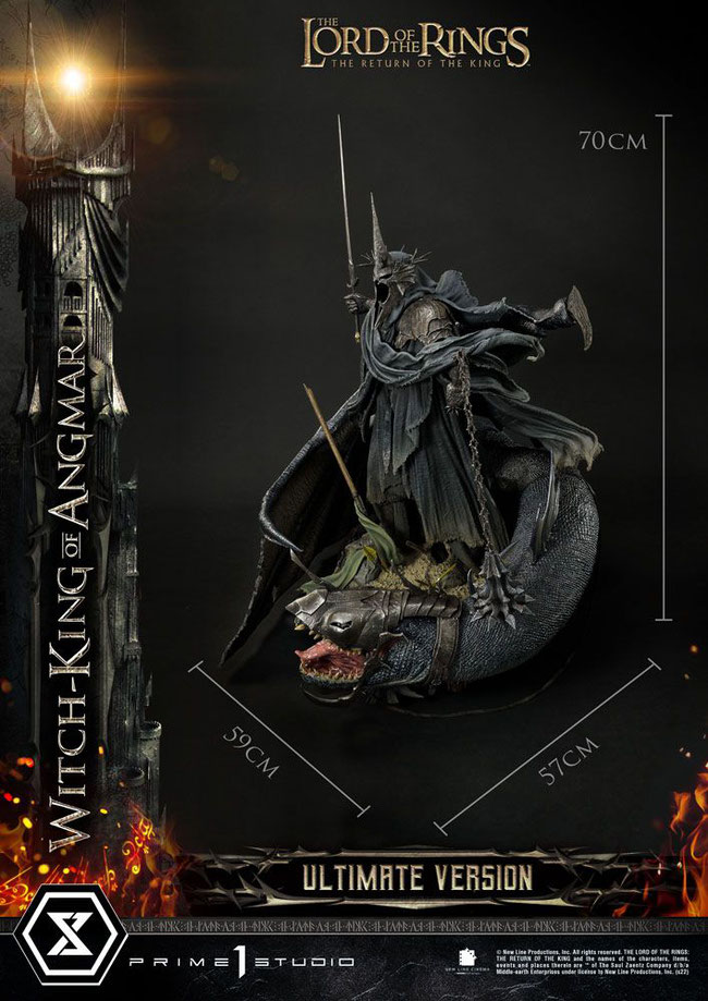 The Witch King of Angmar Ultimate Version 1/4 Herr der Ringe Statue 70cm Prime 1 Studio