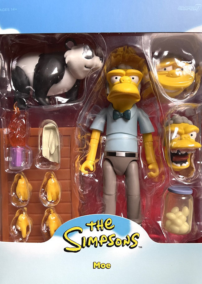 Moe Szyslak Die Simpsons Ultimates Actionfigur 18cm Super7