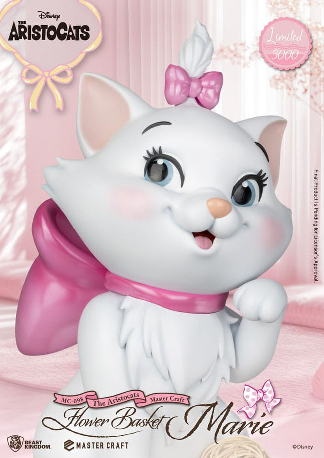 Marie Flower Basket Aristocats Disney Master Craft Statue 32cm Beast Kingdom Toys