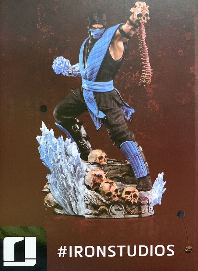 Sub-Zero 1/10 Mortal Kombat Video Game Art Scale Statue 23cm Iron Studios